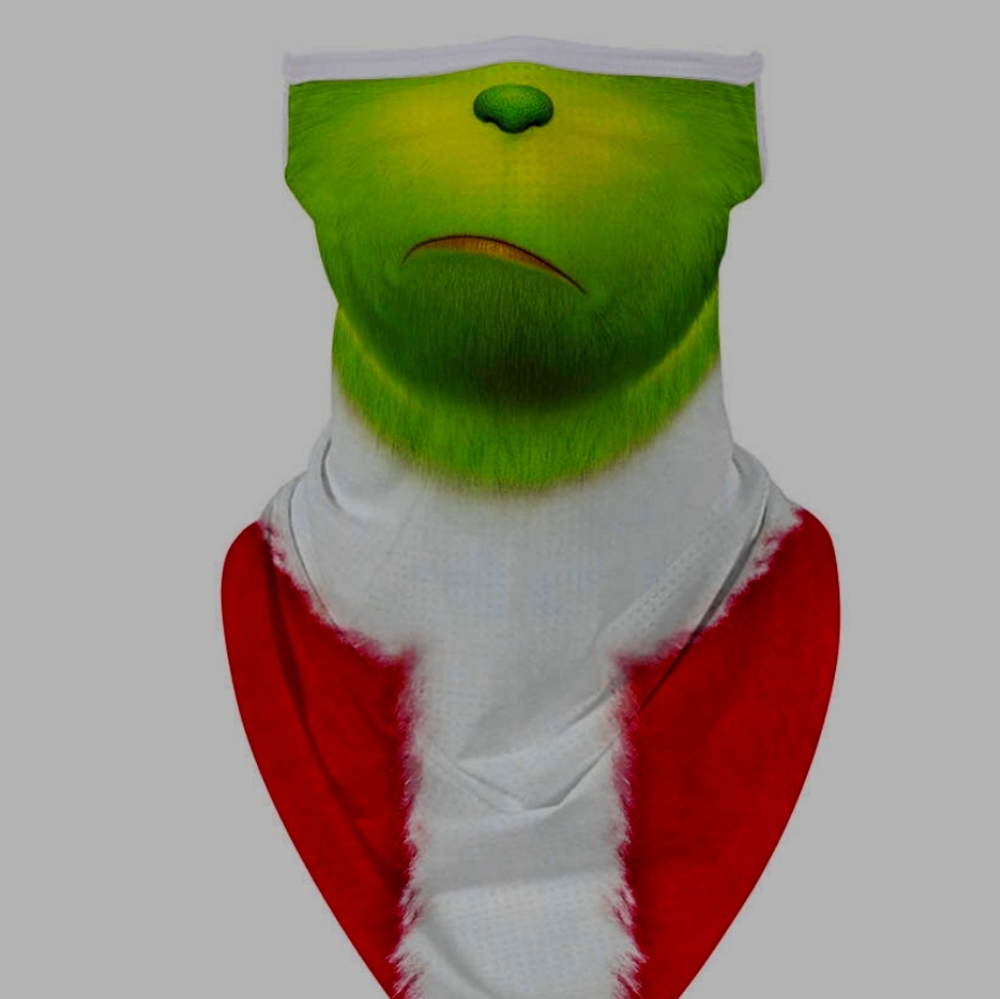 Grinch Face Mask